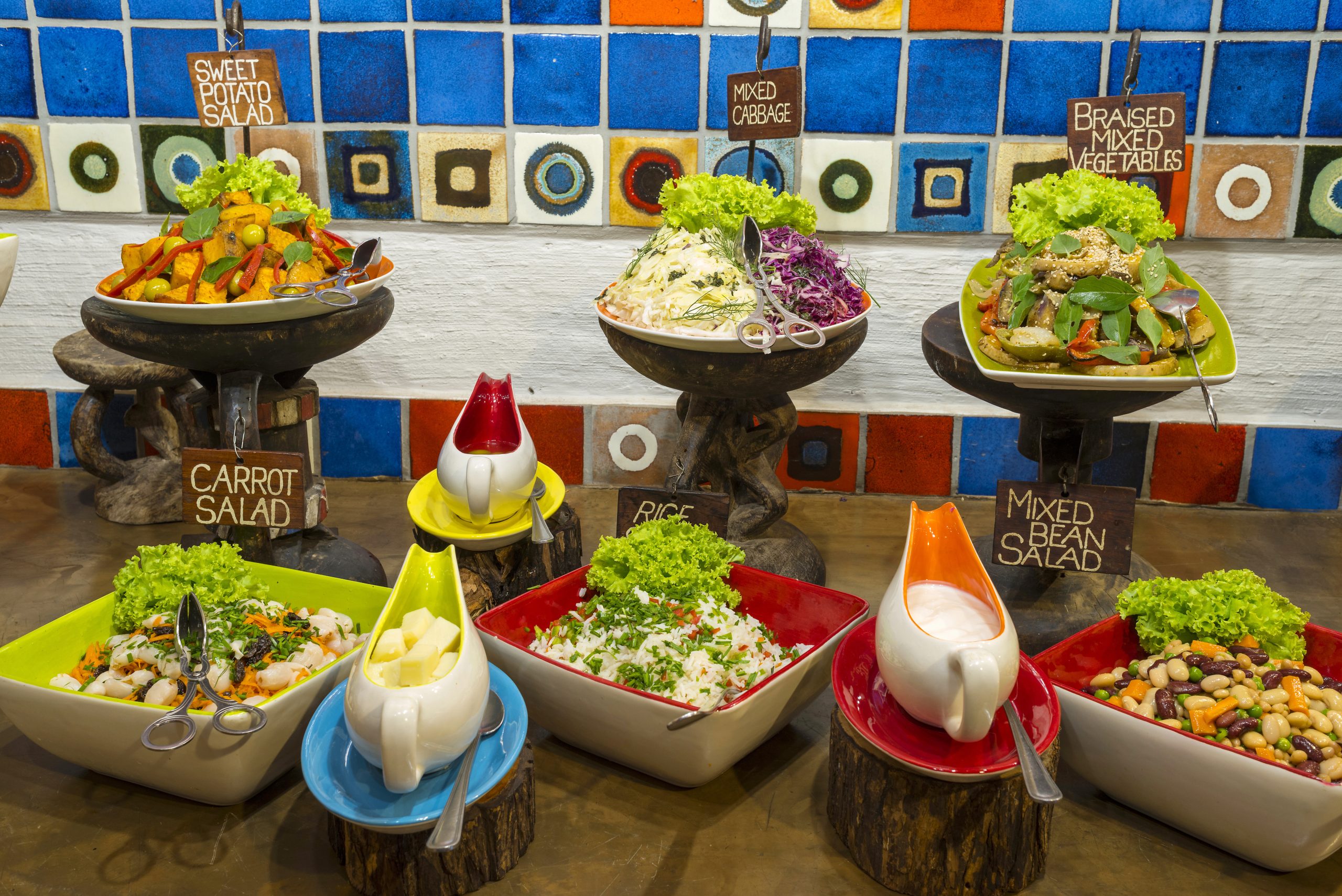 The Boma - Dinner & Drum Show - salad station